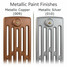 CI-NE-6-METALLIC-09-10 - Georgian 6 Column Cast Iron Radiator H960mm x W999mm CI-NE-6-METALLIC-09-10 - Georgian 6 Column Cast Iron Radiator H960mm x W999mm